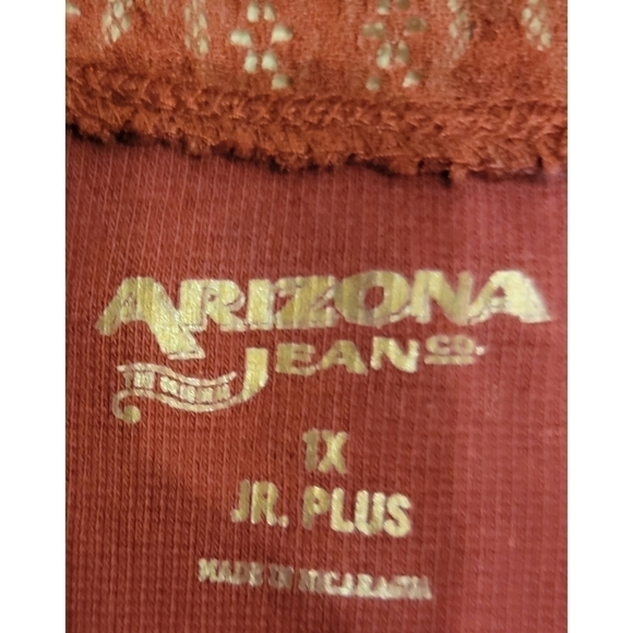 Arizona Jr. Plus Lace Tank Top - Picture 3 of 5